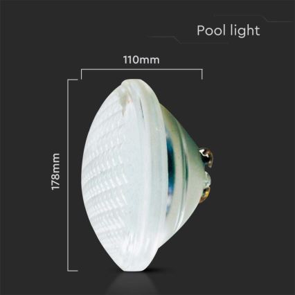 LED bazenska sijalica LED/25W/12V IP68 6500K