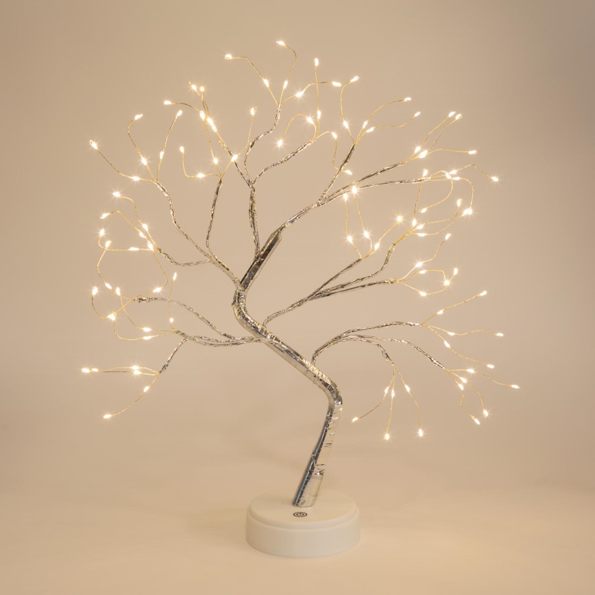 LED božićna dekoracija 102xLED/3xAA topla bela