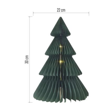 LED božićna dekoracija 10xLED/3xAA jelka