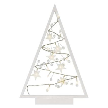 LED božićna dekoracija 15xLED/2xAA drvce