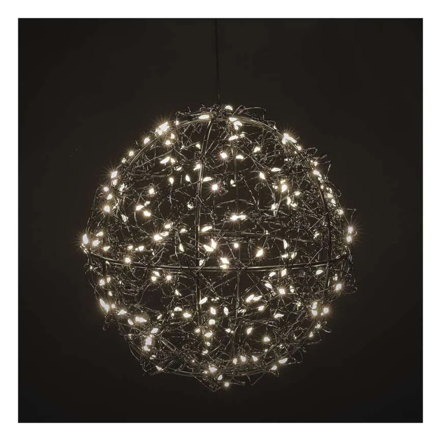 LED božićna dekoracija 200×LED/230V, prečnika 20 cm