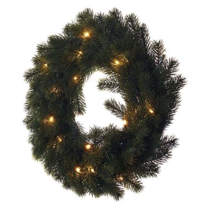 LED božićna dekoracija 20xLED/2xAA prečnik 40 cm