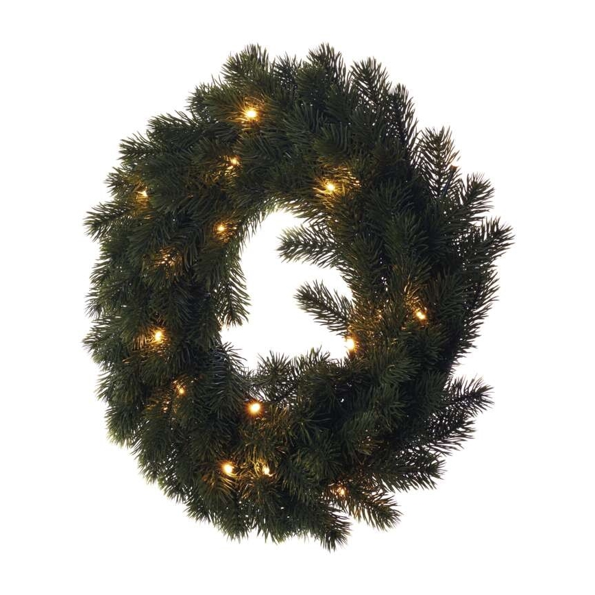 LED božićna dekoracija 20xLED/2xAA prečnik 40 cm