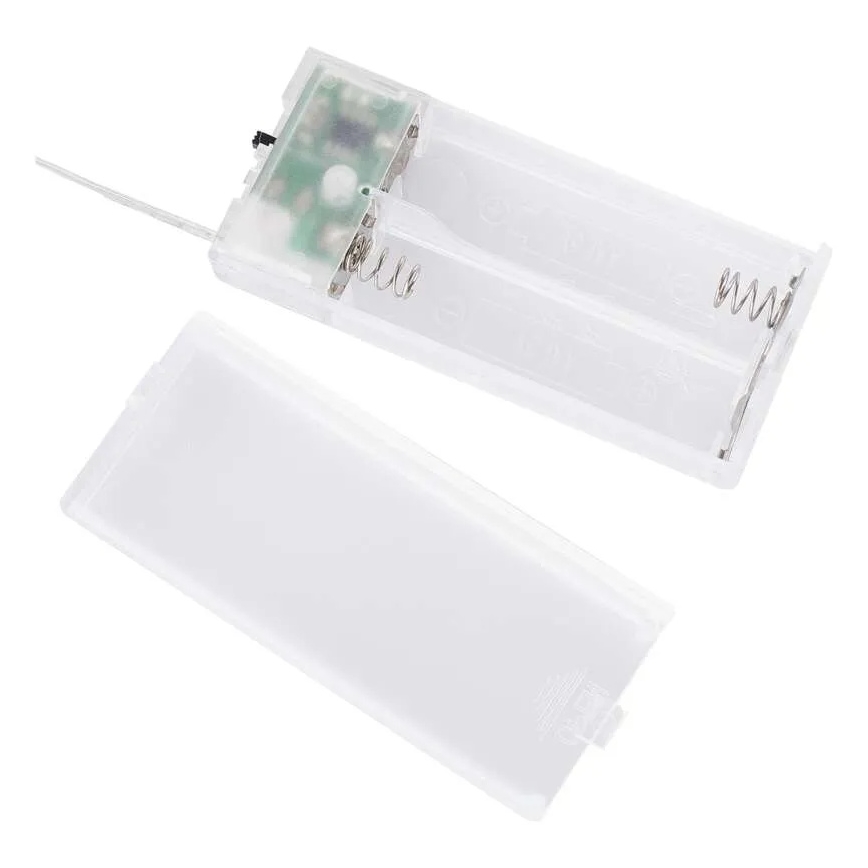 LED božićna dekoracija 40xLED/2xAA topla bela grad