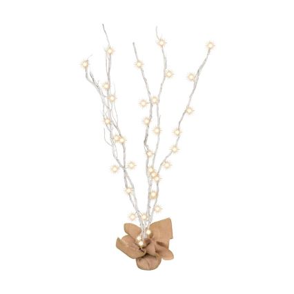 LED božićna dekoracija 40xLED/3xAA bela