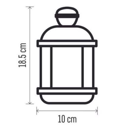 LED božićna dekoracija LED/1xCR2032 topla bela