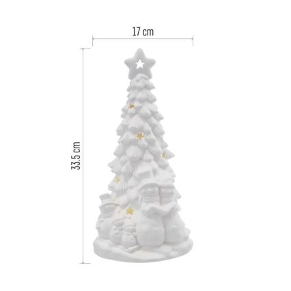 LED božićna dekoracija LED/2xAA, toplo belo svetlo, jelka