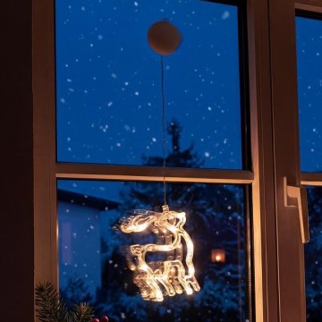 LED Božićna dekoracija LED/3xAAA/topla bela sob