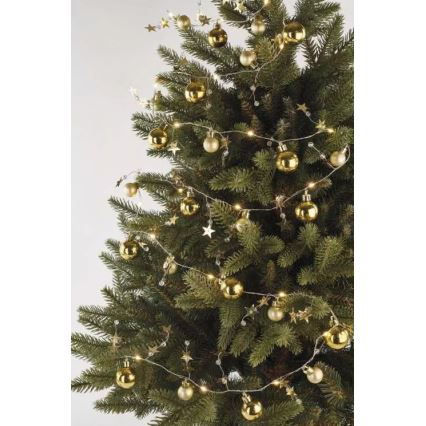 LED božićna girlanda 20xLED/2xAA 2,2 m topla bela
