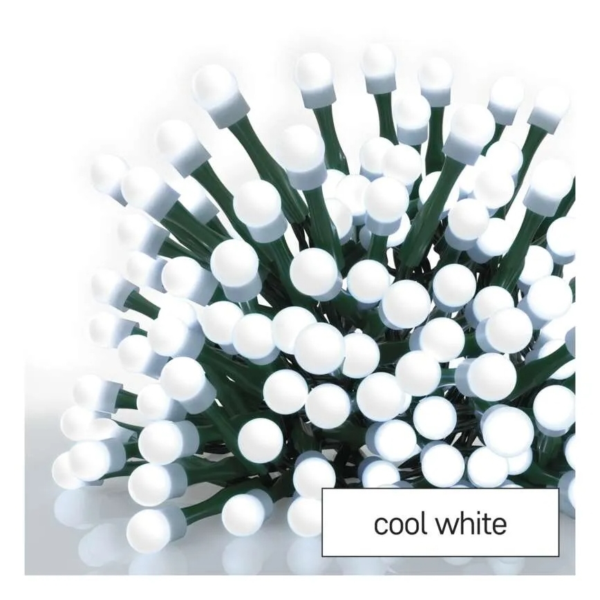 LED božićna girlanda 300xLED/8 funkcija 35m hladno bela