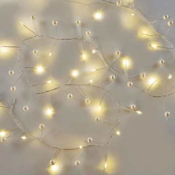 LED božićna girlanda 40xLED/3xAA 1,5 m topla bela
