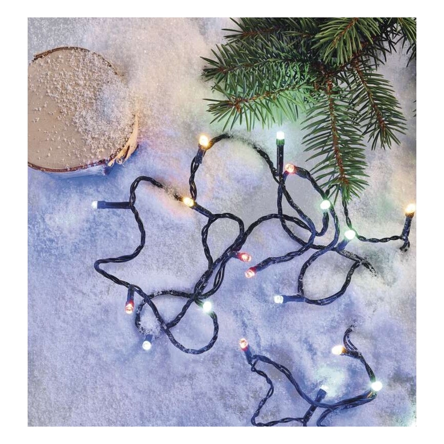 LED božićna spoljna girlanda 120xLED/8 režima 17 m IP44 višebojna