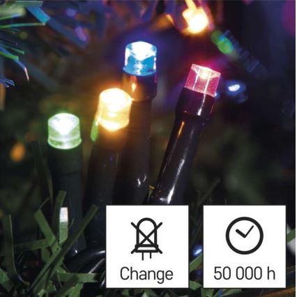 LED božićna spoljna girlanda 120xLED/8 režima 17 m IP44 višebojna