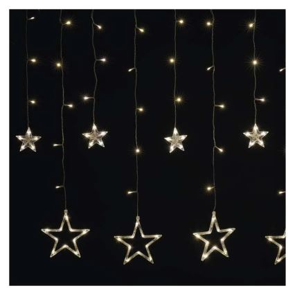 LED božićna zavesa, 115xLED/1,35W, 6,85x1,05 m, topla bela