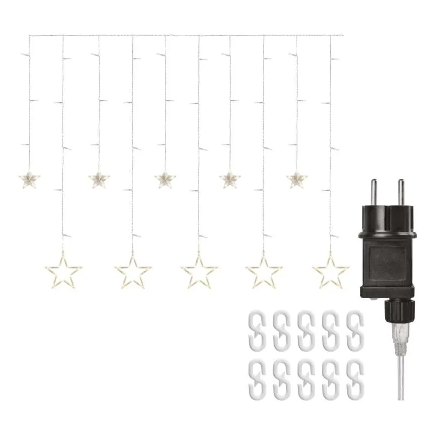 LED božićna zavesa, 115xLED/1,35W, 6,85x1,05 m, topla bela