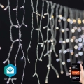 LED božićna zavesa 240xLED/11 funkcija, 8 m, IP65, Wi‑Fi (Tuya), od tople do hladne bele