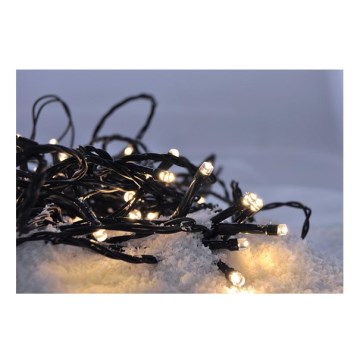 LED božićne spoljašnje lampice 400xLED / 8 funkcija, 25 m, IP44, topla bela