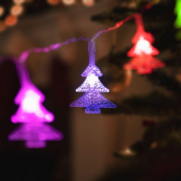 LED božićni niz 20xLED/3xAA 2,3m višebojan