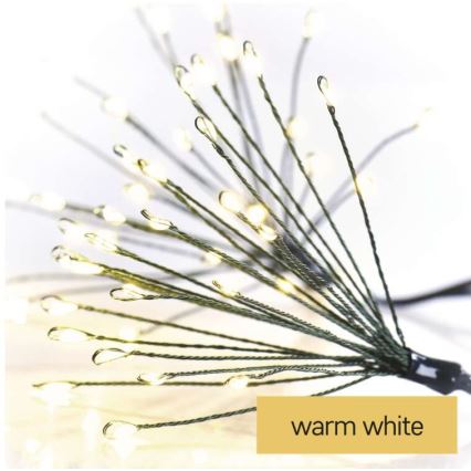 LED Božićni niz 300xLED 5,2+3 m topla bela