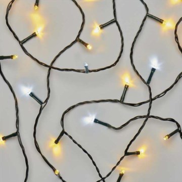 LED božićni spoljašnji lanac 80xLED/13m IP44 topla/hladna bela