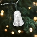 LED božićni spoljašnji niz 20xLED/2xAA 2,2 m IP44 višebojni zvončići
