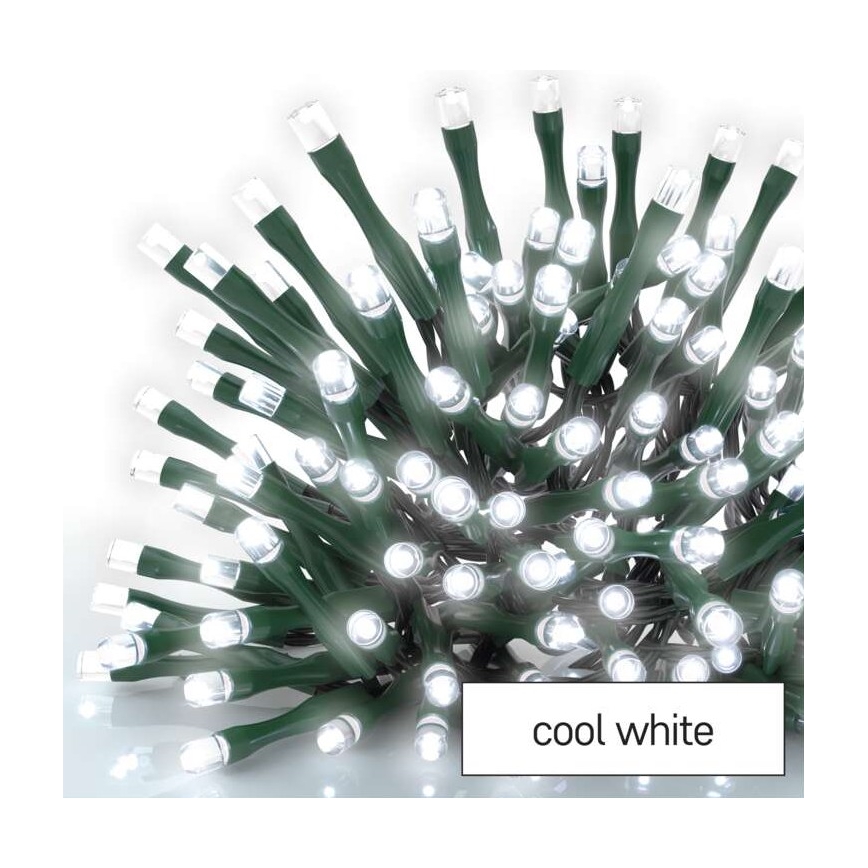 LED božićni spoljašnji niz 80xLED/13m IP44 hladno bela