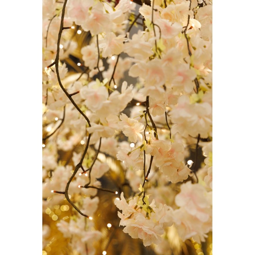 LED Božićno dekorativno veštačko drvo CHERRY TREE 288xLED/230V 2,5 m trešnja