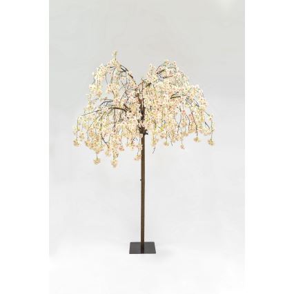 LED Božićno dekorativno veštačko drvo CHERRY TREE 288xLED/230V 2,5 m trešnja