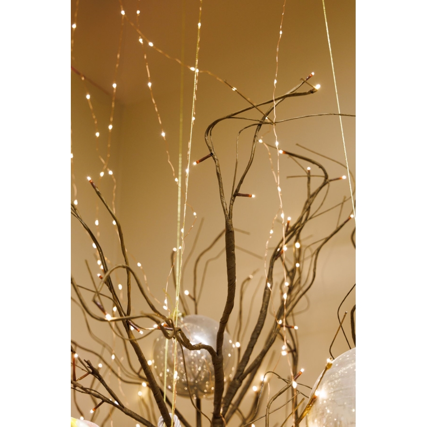 LED Božićno dekorativno veštačko drvo TREE 176xLED/230V 2,5 m