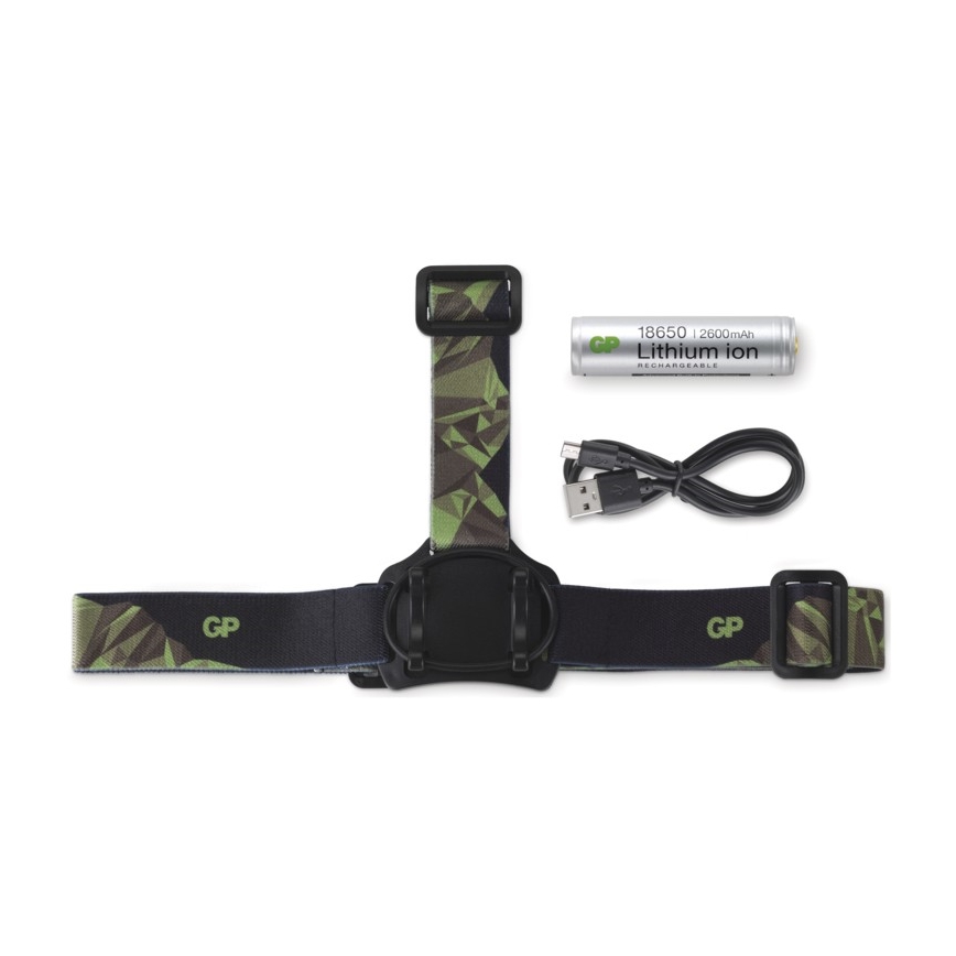 LED čelna lampa GP DISCOVERY CHR35 LED/3,7V/2600mAh