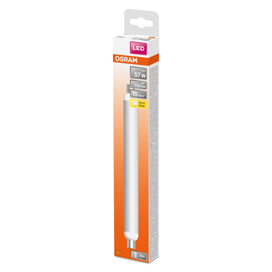 LED cev LINE S15s/7W/230V 2700K - Osram