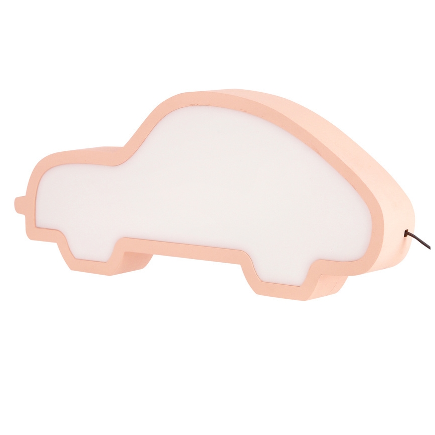 LED dečija stolna lampa CAR LED/11W/230V ružičasta