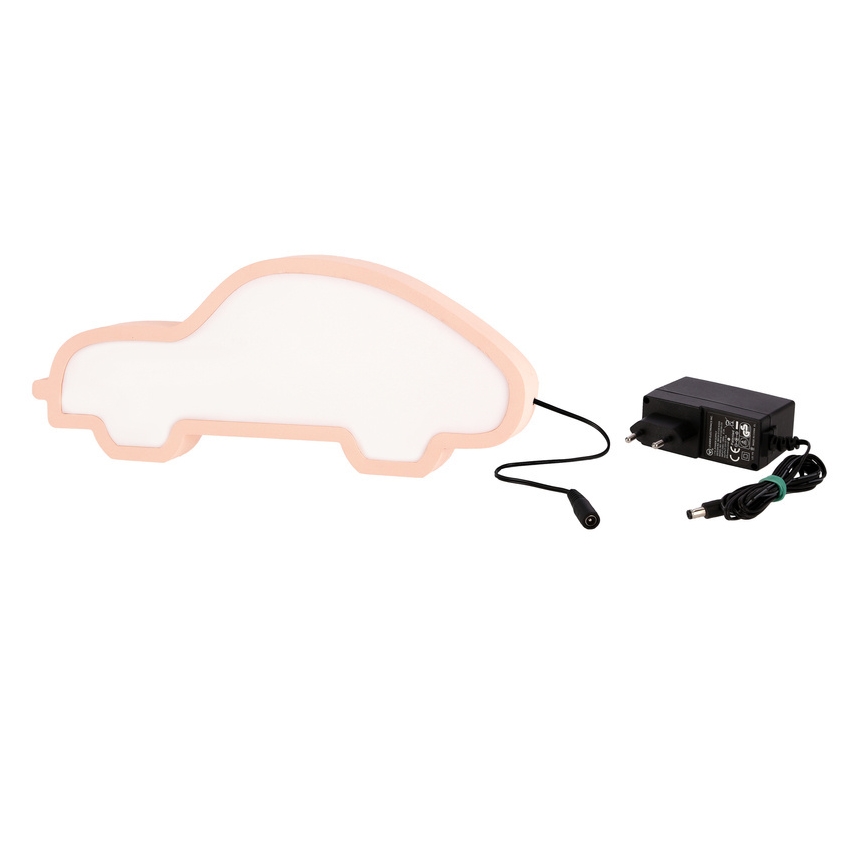 LED dečija stolna lampa CAR LED/11W/230V ružičasta