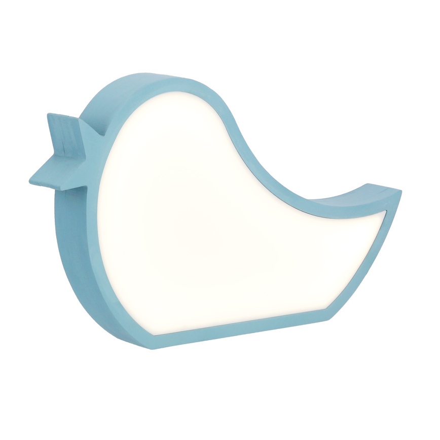 LED dečija stona lampa BIRD LED/12W/230V plava