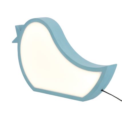 LED dečija stona lampa BIRD LED/12W/230V plava