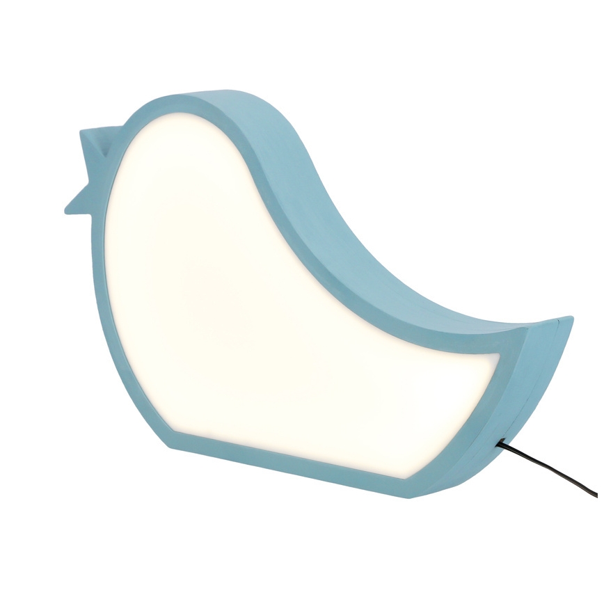 LED dečija stona lampa BIRD LED/12W/230V plava