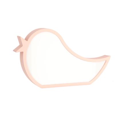 LED dečija stona lampa BIRD LED/12W/230V ružičasta