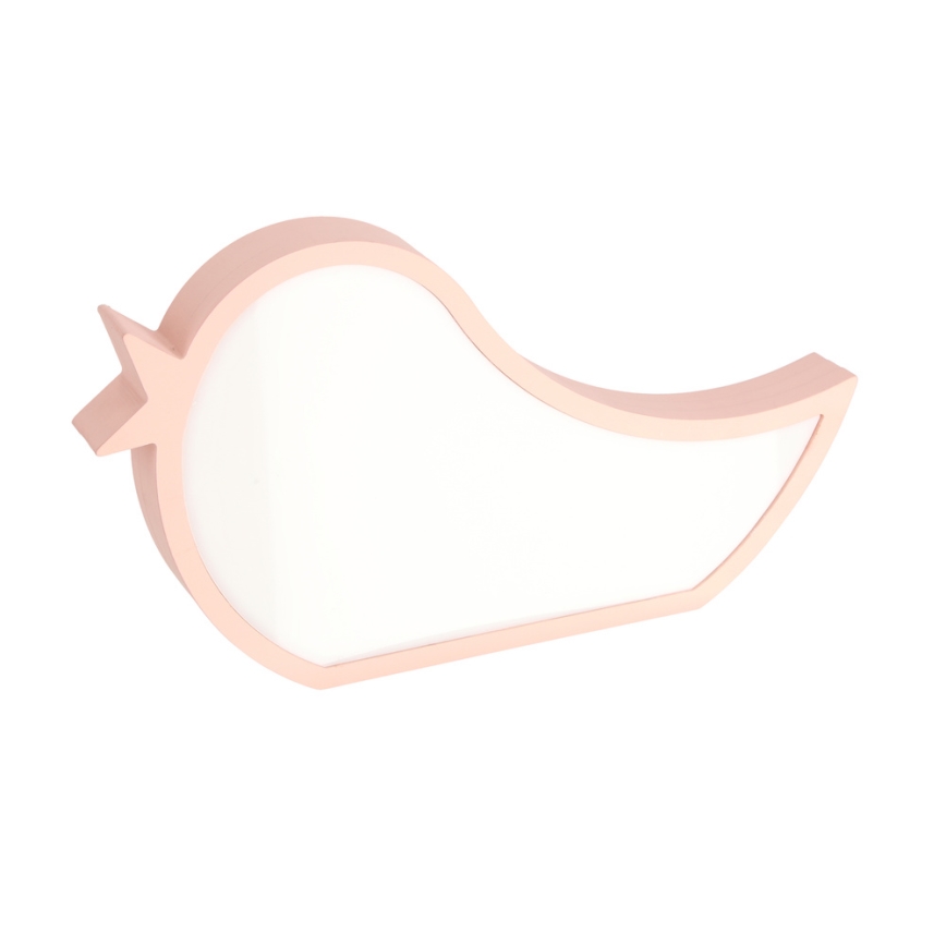 LED dečija stona lampa BIRD LED/12W/230V ružičasta