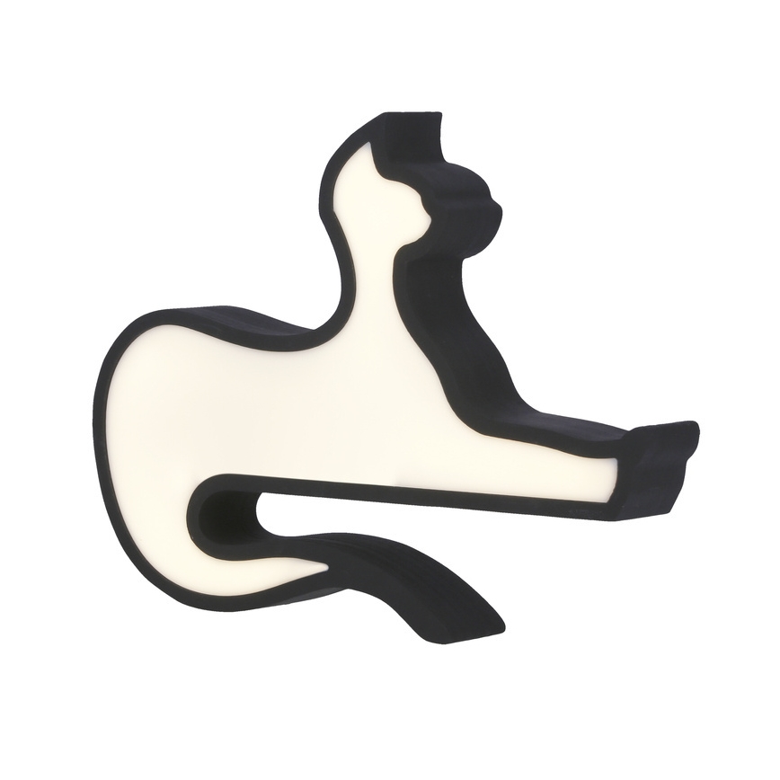 LED dečija stona lampa CAT LED/13W/230V crna