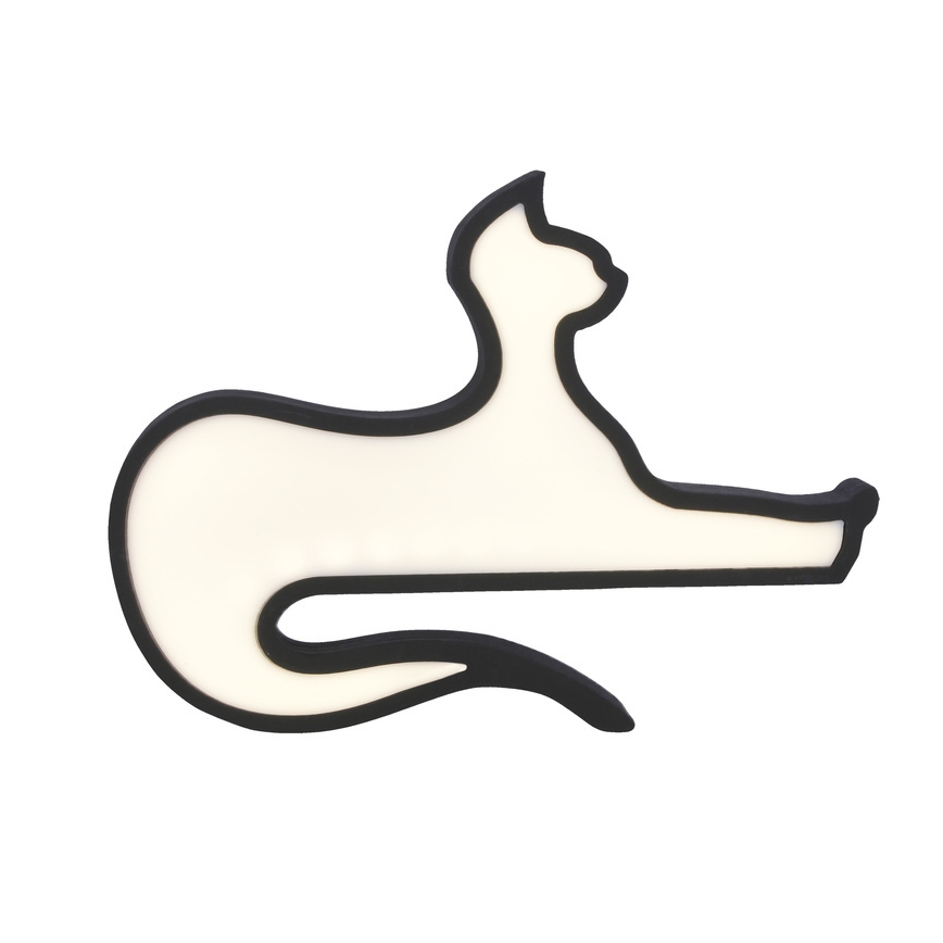 LED dečija stona lampa CAT LED/13W/230V crna