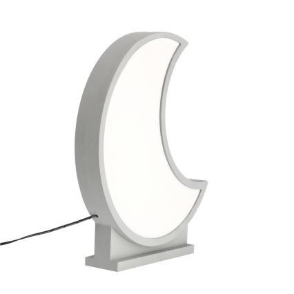 LED dečija stona lampa MOON LED/12W/230V siva