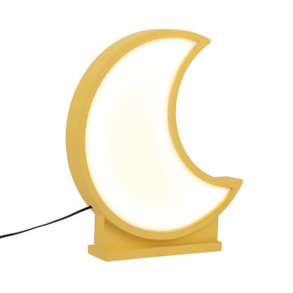LED dečija stona lampa MOON LED/12W/230V žuta
