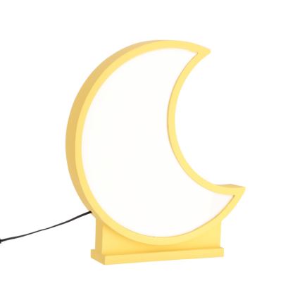 LED dečija stona lampa MOON LED/12W/230V žuta