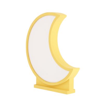 LED dečija stona lampa MOON LED/12W/230V žuta
