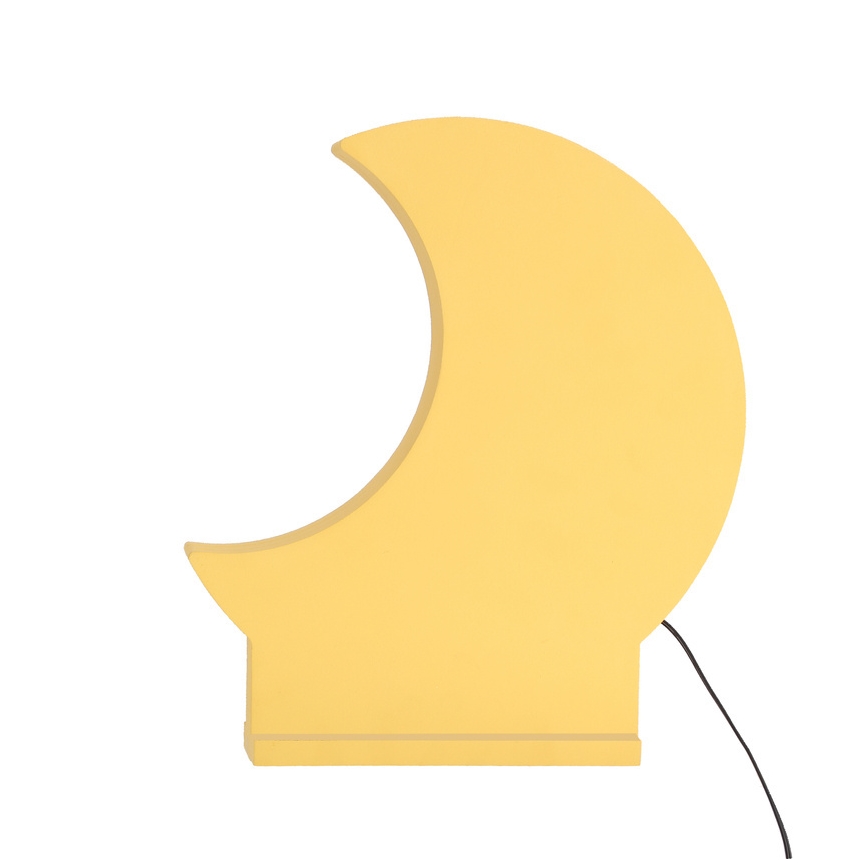 LED dečija stona lampa MOON LED/12W/230V žuta