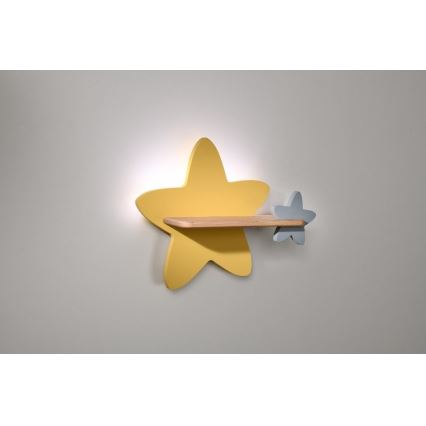 LED dečje zidno svetlo sa policom STAR LED/5W/230V,