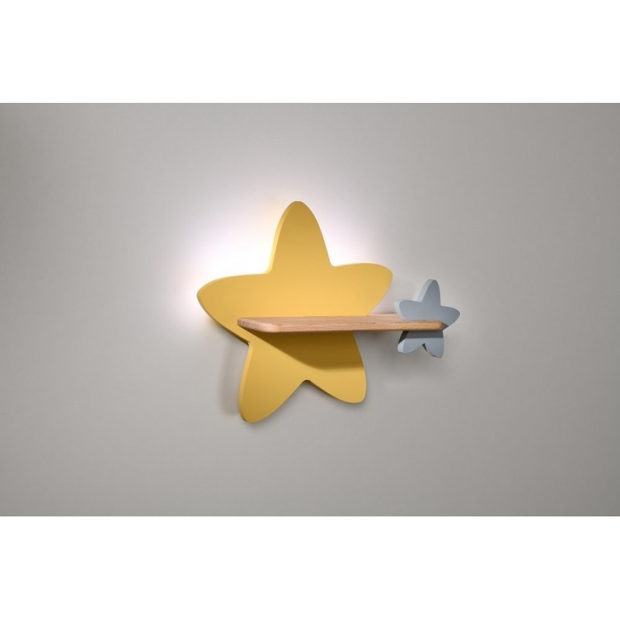 LED dečje zidno svetlo sa policom STAR LED/5W/230V,
