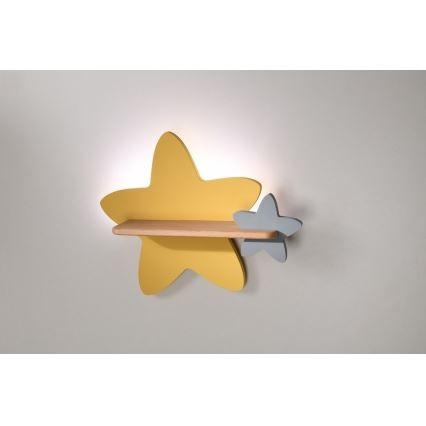 LED dečje zidno svetlo sa policom STAR LED/5W/230V,