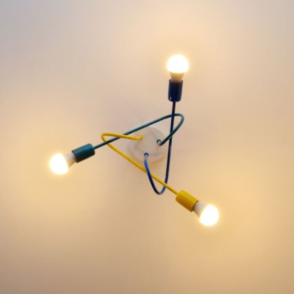 LED dečiji plafonski luster OXFORD 3xE27/15W/230V