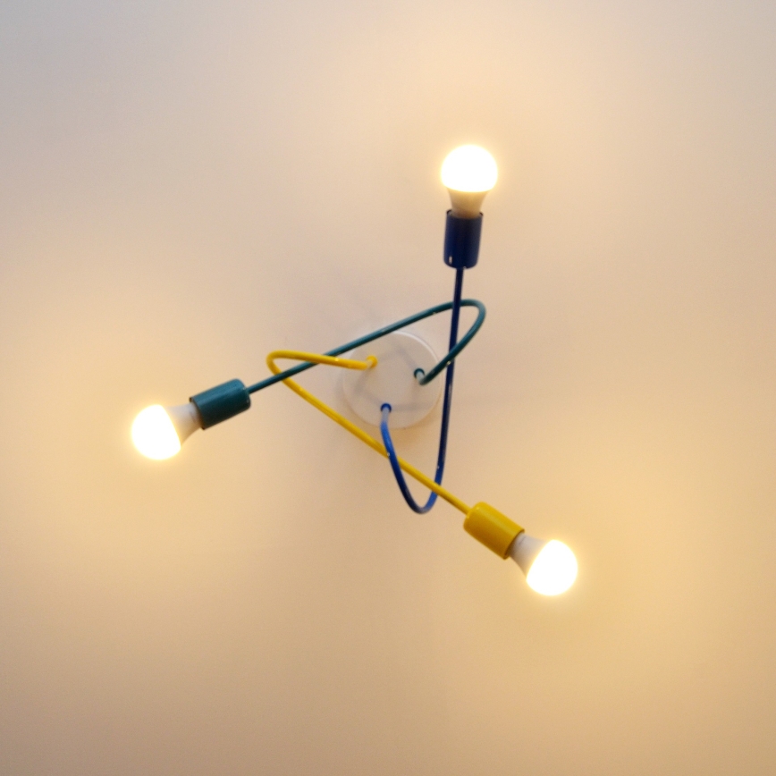 LED dečiji plafonski luster OXFORD 3xE27/15W/230V